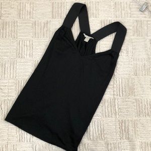 Banana Republic Black v-neck top Size Medium NWOT